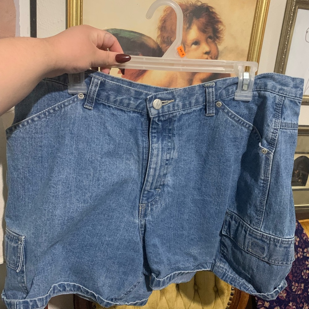 Denim shorts